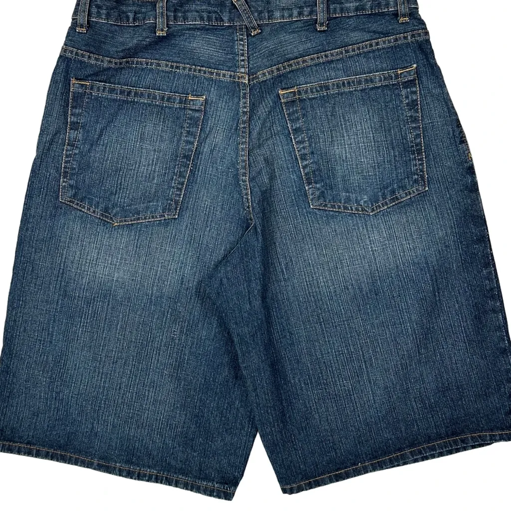 Route 66 Denim Shorts - 34W 13L Blue Denim - Image 8