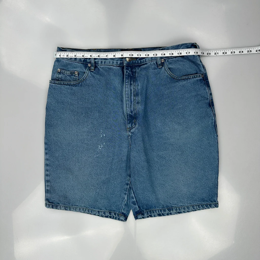 Route 66 Denim Shorts - 36W 9L Blue Cotton - Image 3