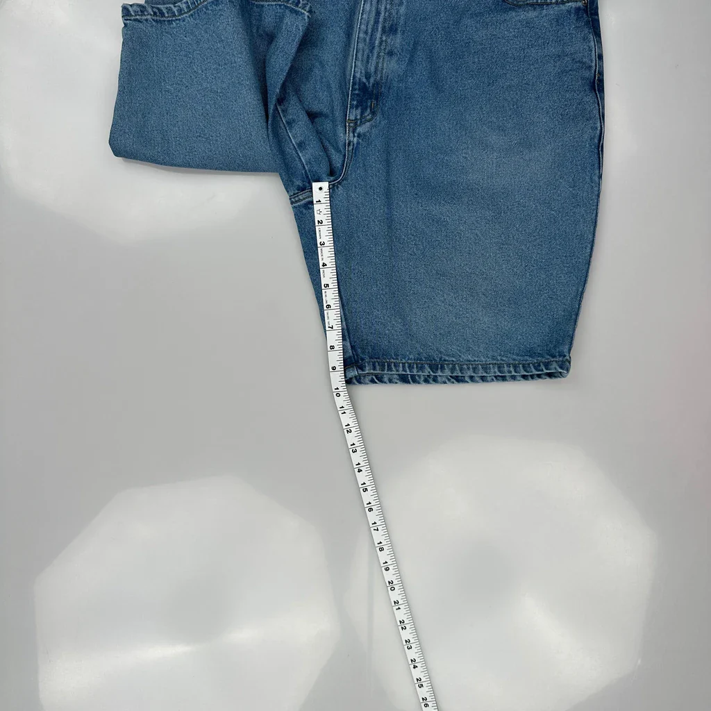 Route 66 Denim Shorts - 36W 9L Blue Cotton - Image 5