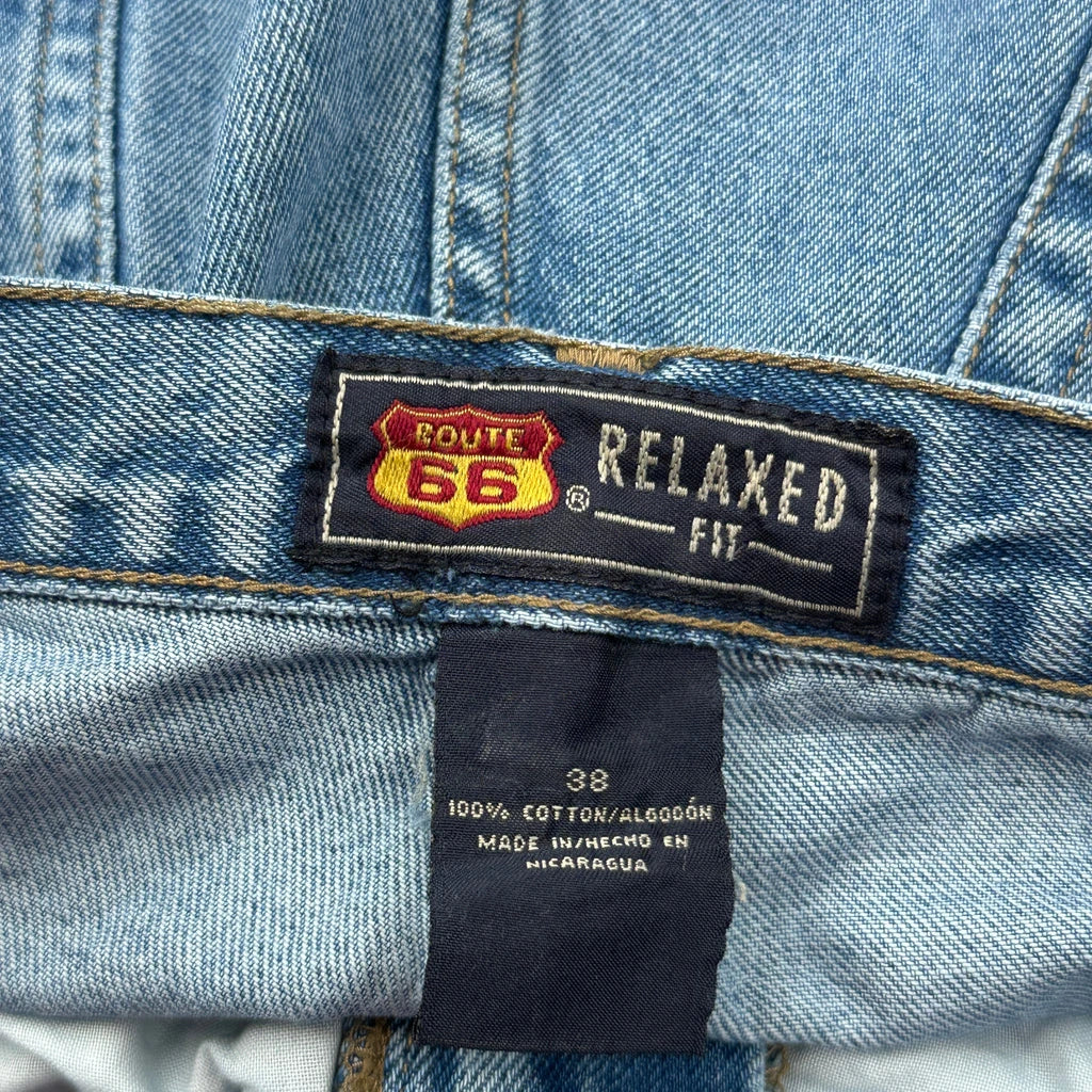 Route 66 Denim Shorts - 36W 9L Blue Cotton - Image 6