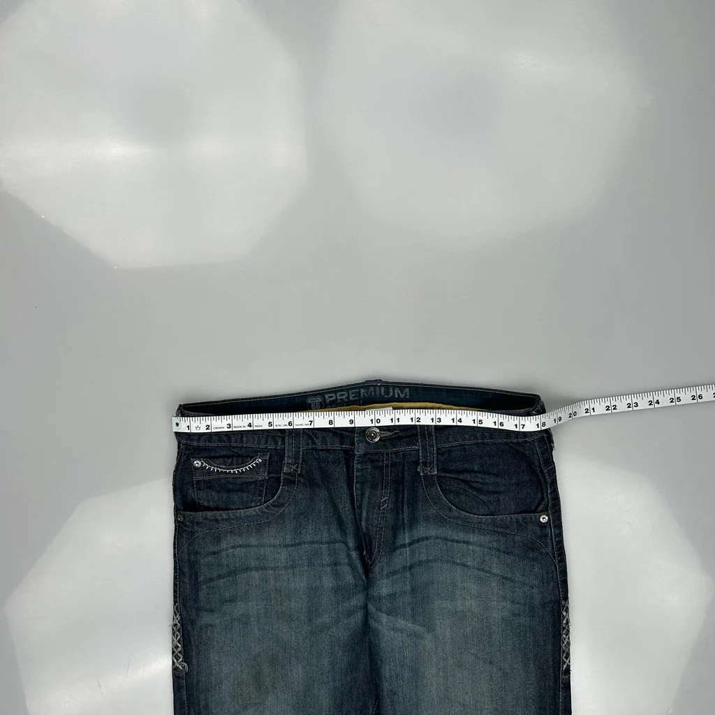 Route 66 Boot Cut Jeans - 36W 30L Blue Cotton - Image 3