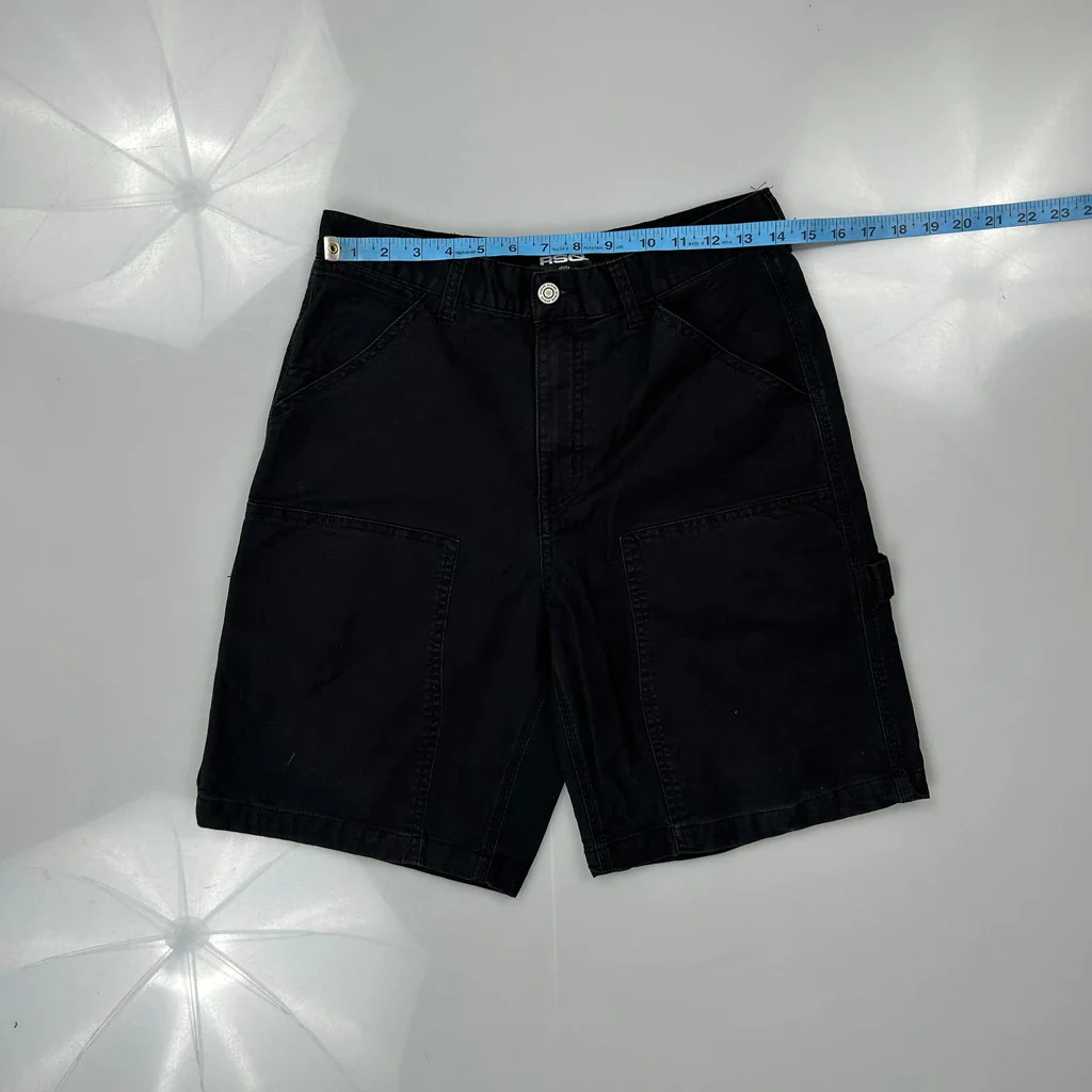 Rsq Cargo Shorts - 29W 9L Black Cotton - Image 3