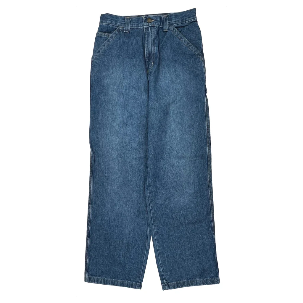 Ruff Hewn Carpenter Pants - 28W 30L Blue Cotton - Image 2