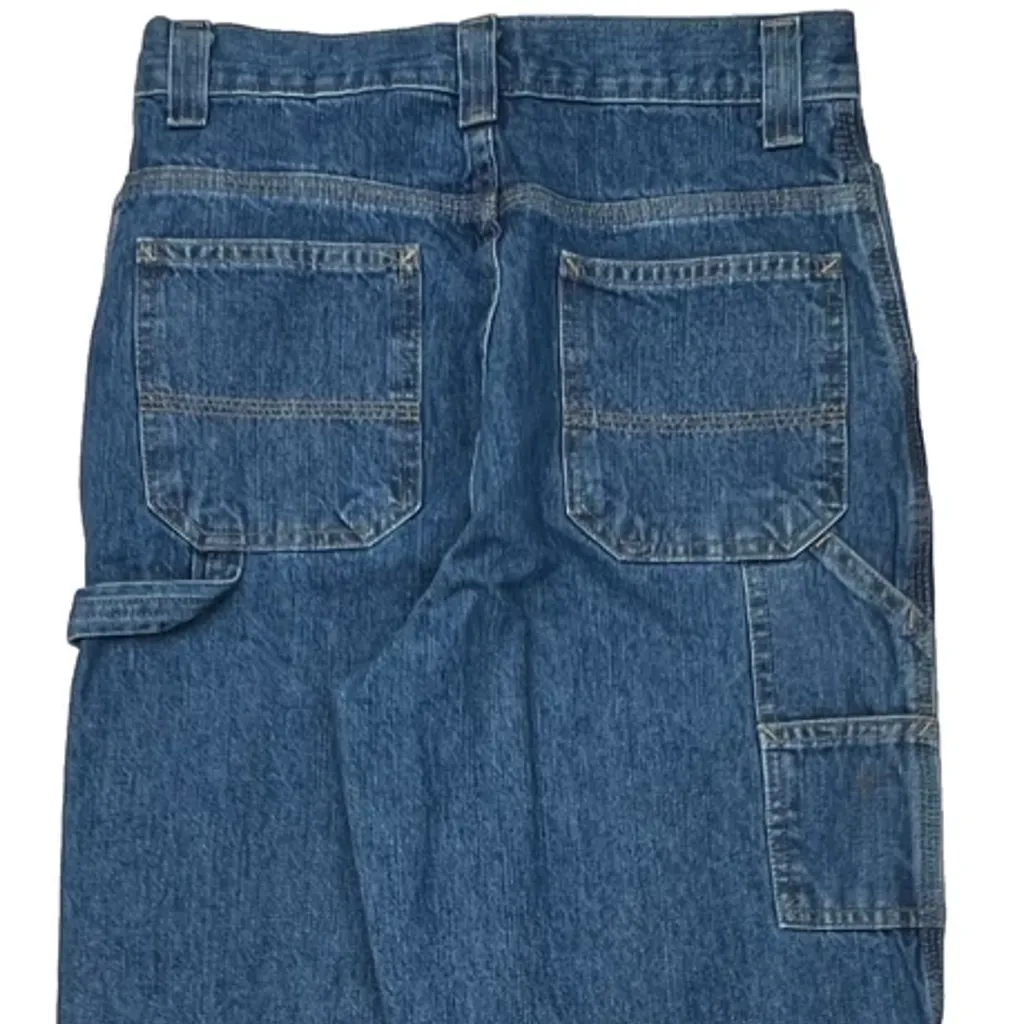 Ruff Hewn Carpenter Pants - 28W 30L Blue Cotton - Image 7