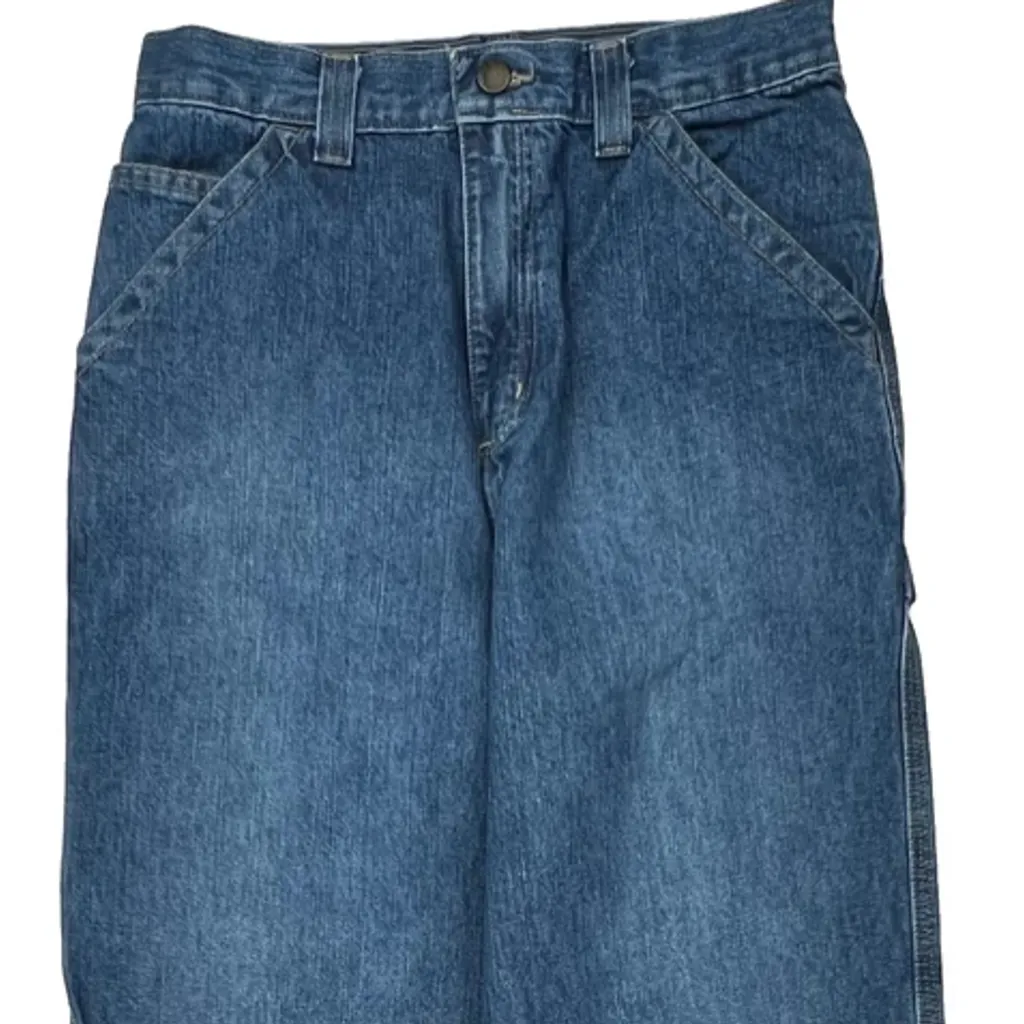 Ruff Hewn Carpenter Pants - 28W 30L Blue Cotton - Image 9