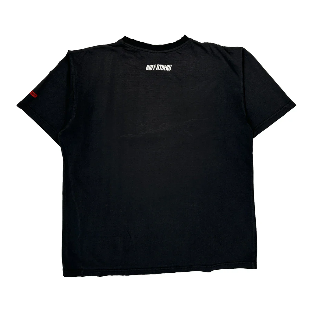 Ruff Ryder Graphic T-Shirt - XL Black Cotton - Image 2