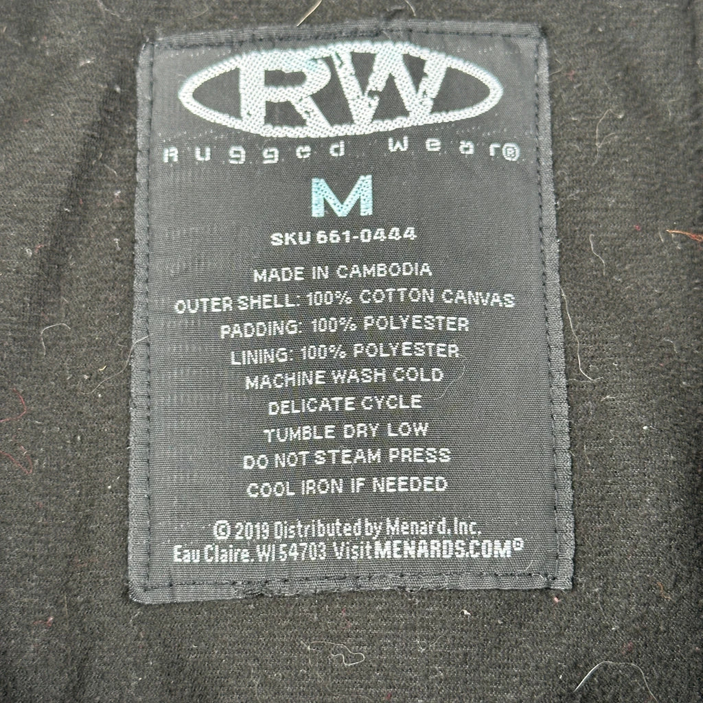 Rugged Wear Workwear Jacket - Medium Black Cotton - Image 3