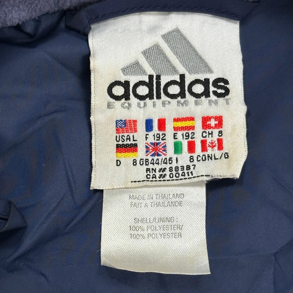 Running Room Adidas Equipment Windbreaker - Large Blue Polyester - Image 3