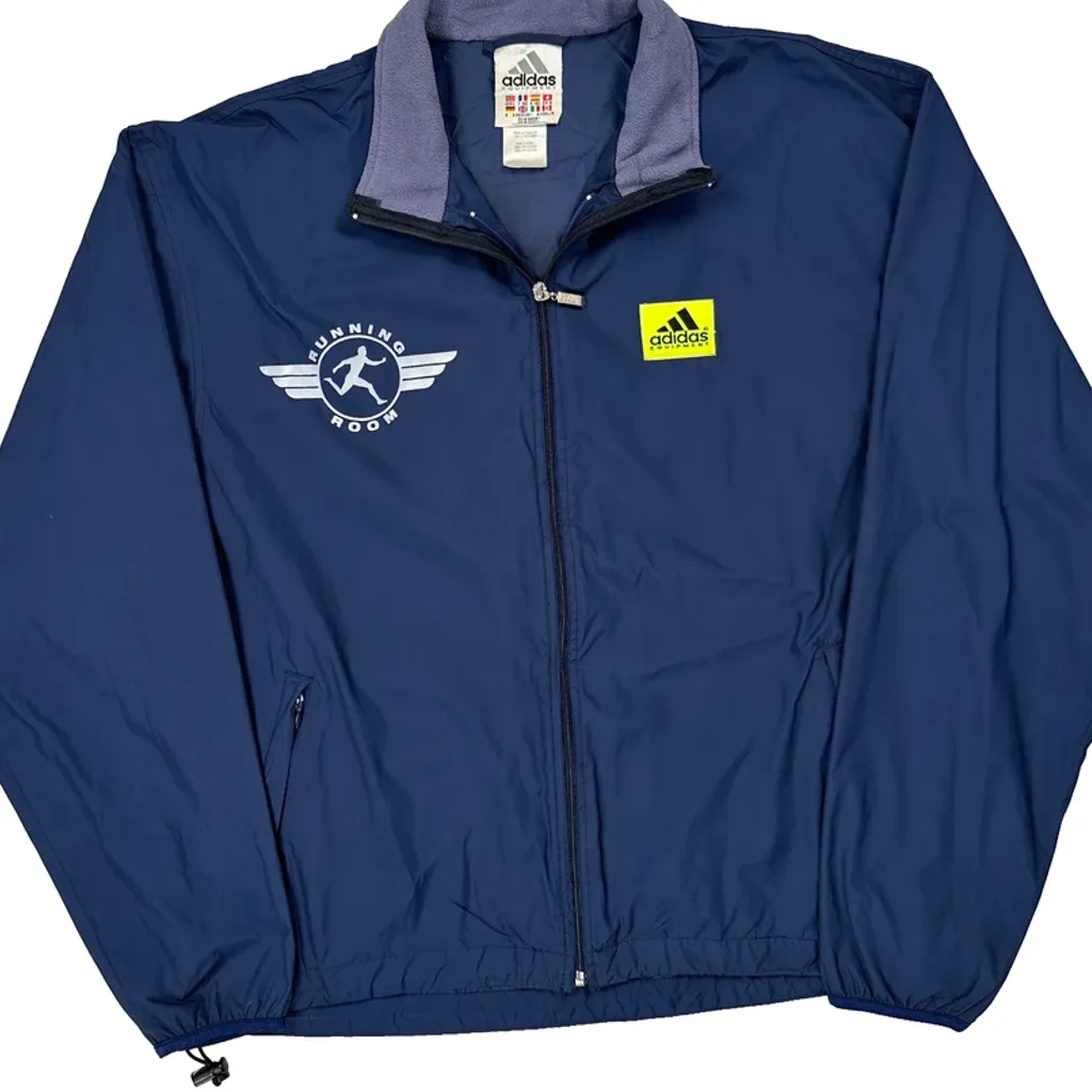 Running Room Adidas Equipment Windbreaker - Large Blue Polyester - Image 5