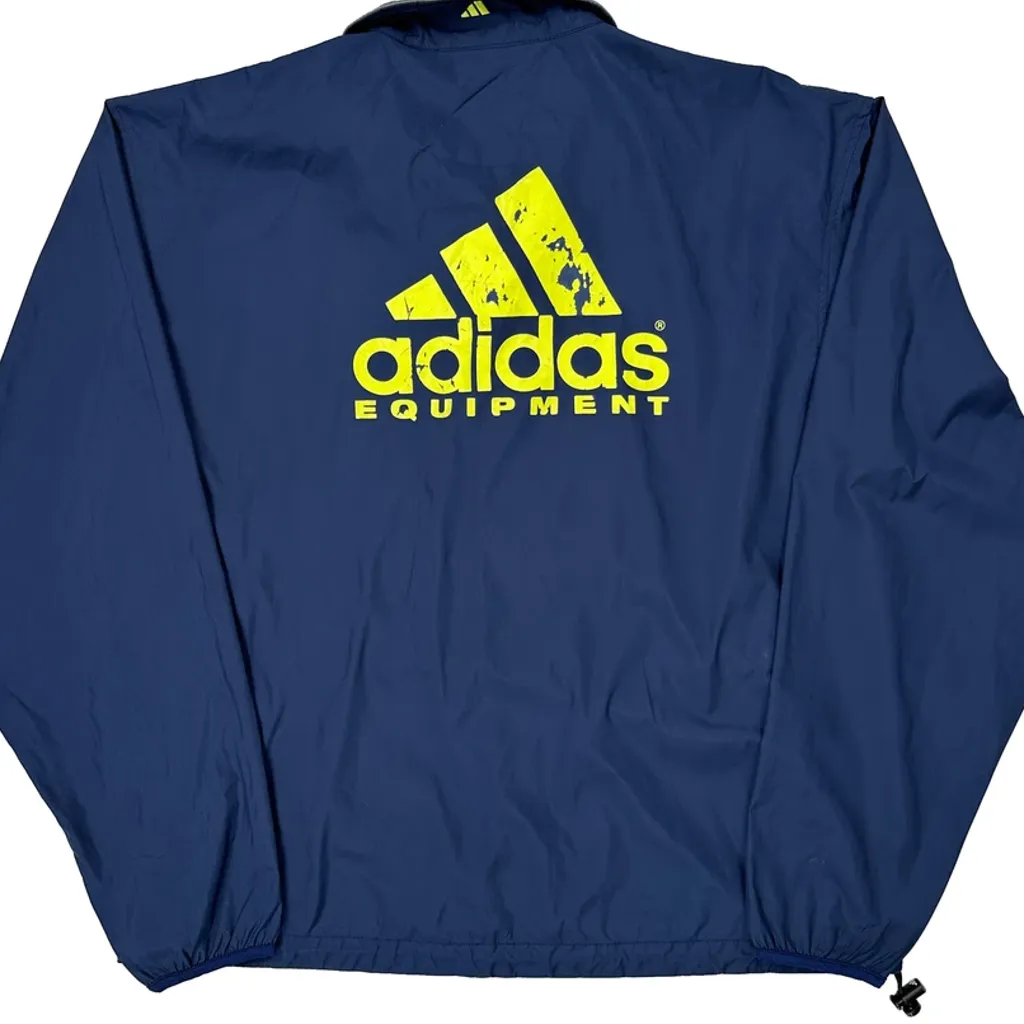 Running Room Adidas Equipment Windbreaker - Large Blue Polyester - Image 6