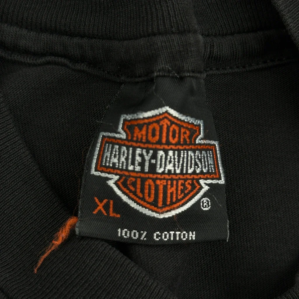 Running With The Pack Harley Davidson Graphic T-Shirt - XL Black Cotton - Image 3