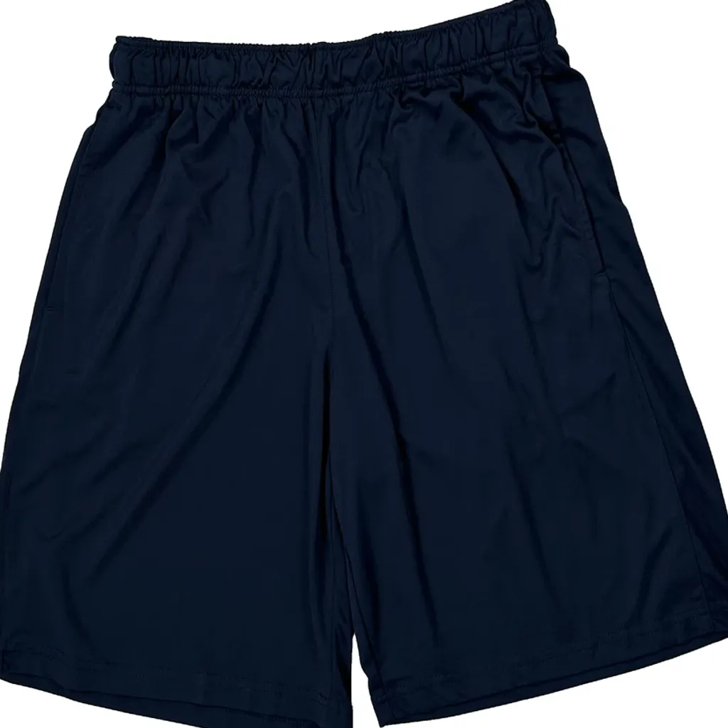 Russell Athletic Sport Shorts - Large Navy Polyester - Image 5