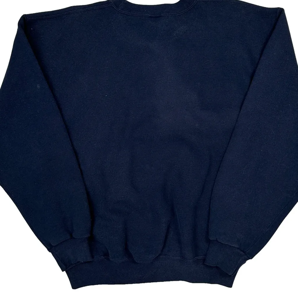 Russell Athletic College Sweatshirt - Medium Navy Cotton - Image 7