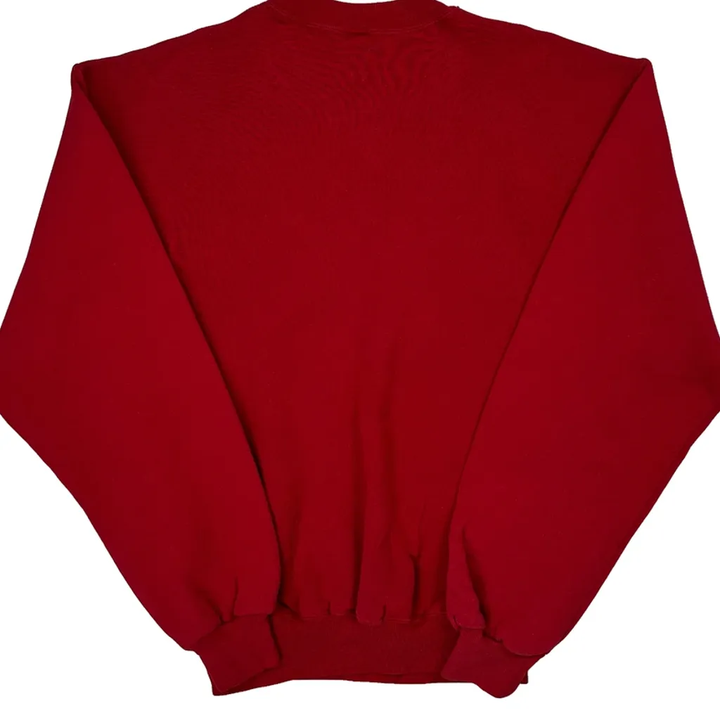 Russell Athletic Sweatshirt - Medium Red Cotton - Image 7
