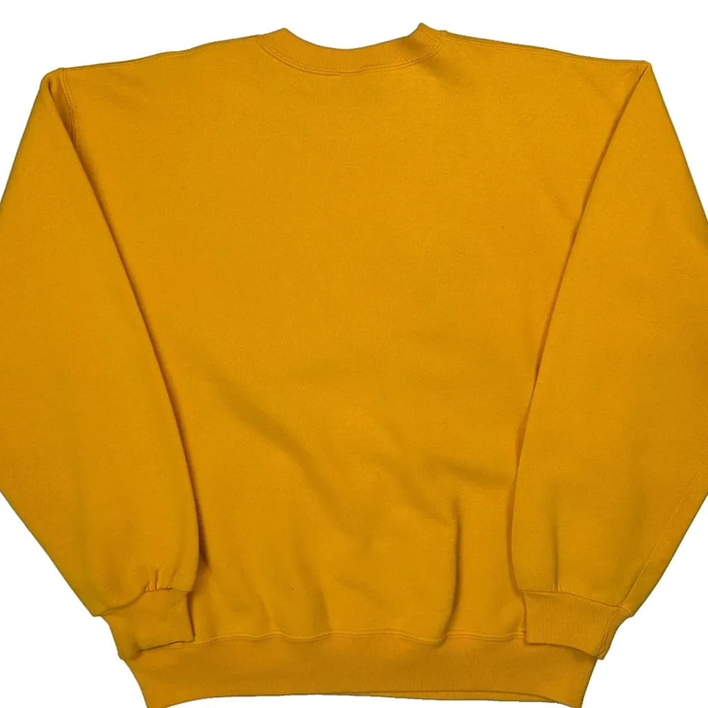 Russell Athletic Sweatshirt - Large Yellow Cotton - Image 6