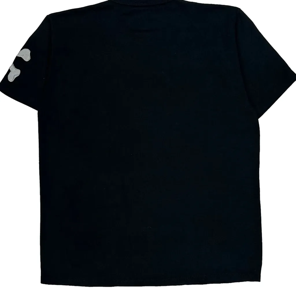 Russell Athletic Single Stitch T-Shirt - Large Black Cotton - Image 7