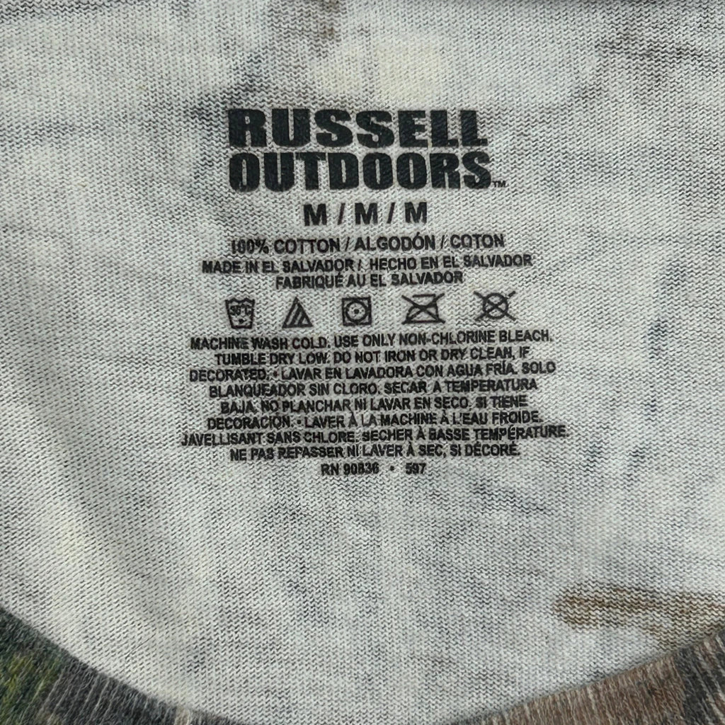 Russell Outdoors Long Sleeve T-Shirt - Medium Camo Cotton - Image 3