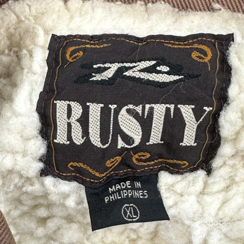 Rusty Workwear Detroit Jacket - XL Brown Cotton - Image 4