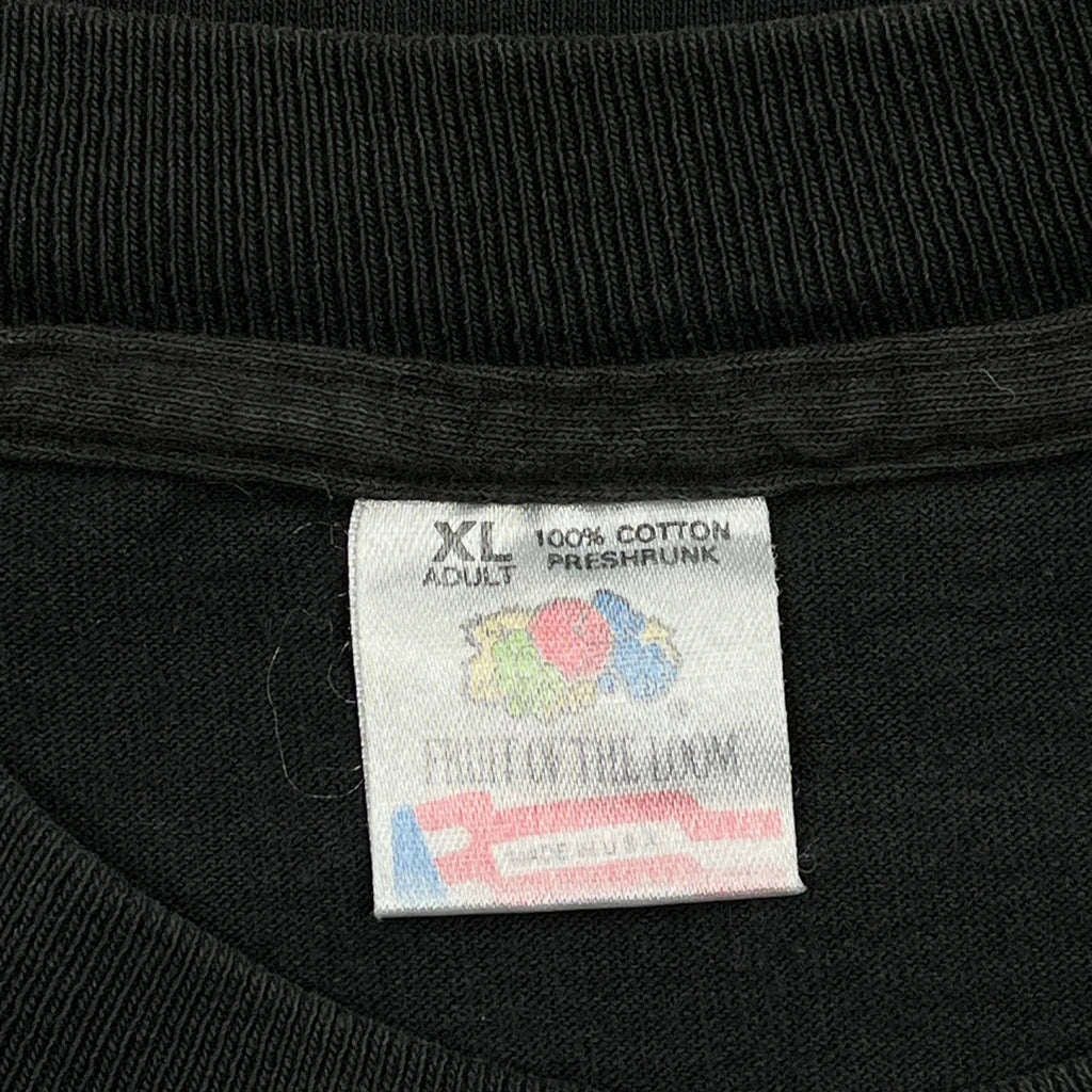 Rusty Wallace Fruit Of The Loom Nascar T-Shirt - XL Black Cotton - Image 3