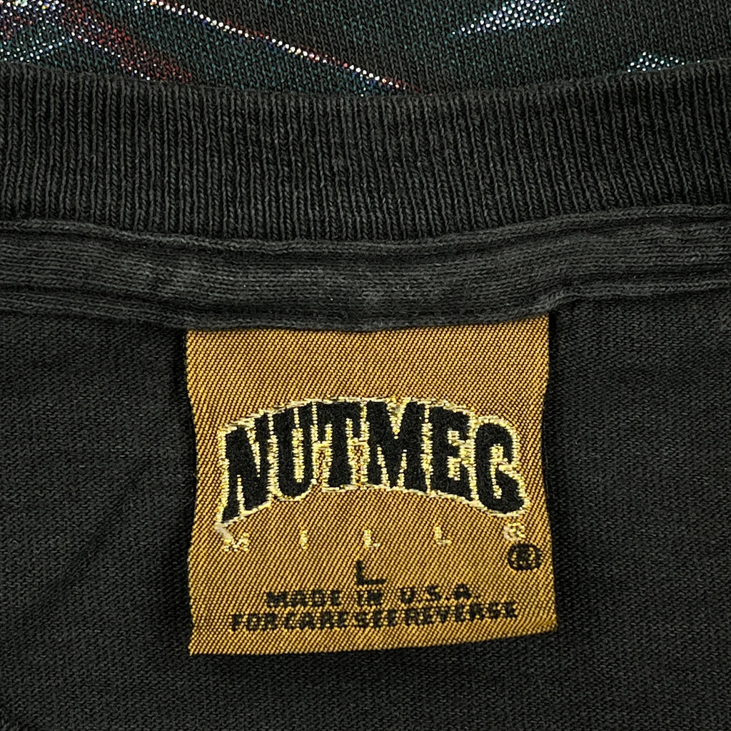 Rusty Wallace Nutmeg Nascar T-Shirt - Large Black Cotton - Image 3
