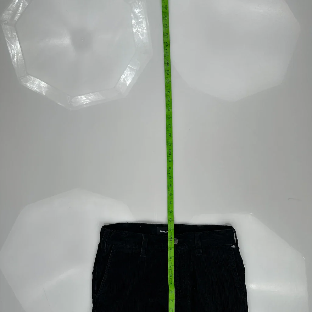 Rvca Cargo Pants - 28W 28L Black Corduroy - Image 4