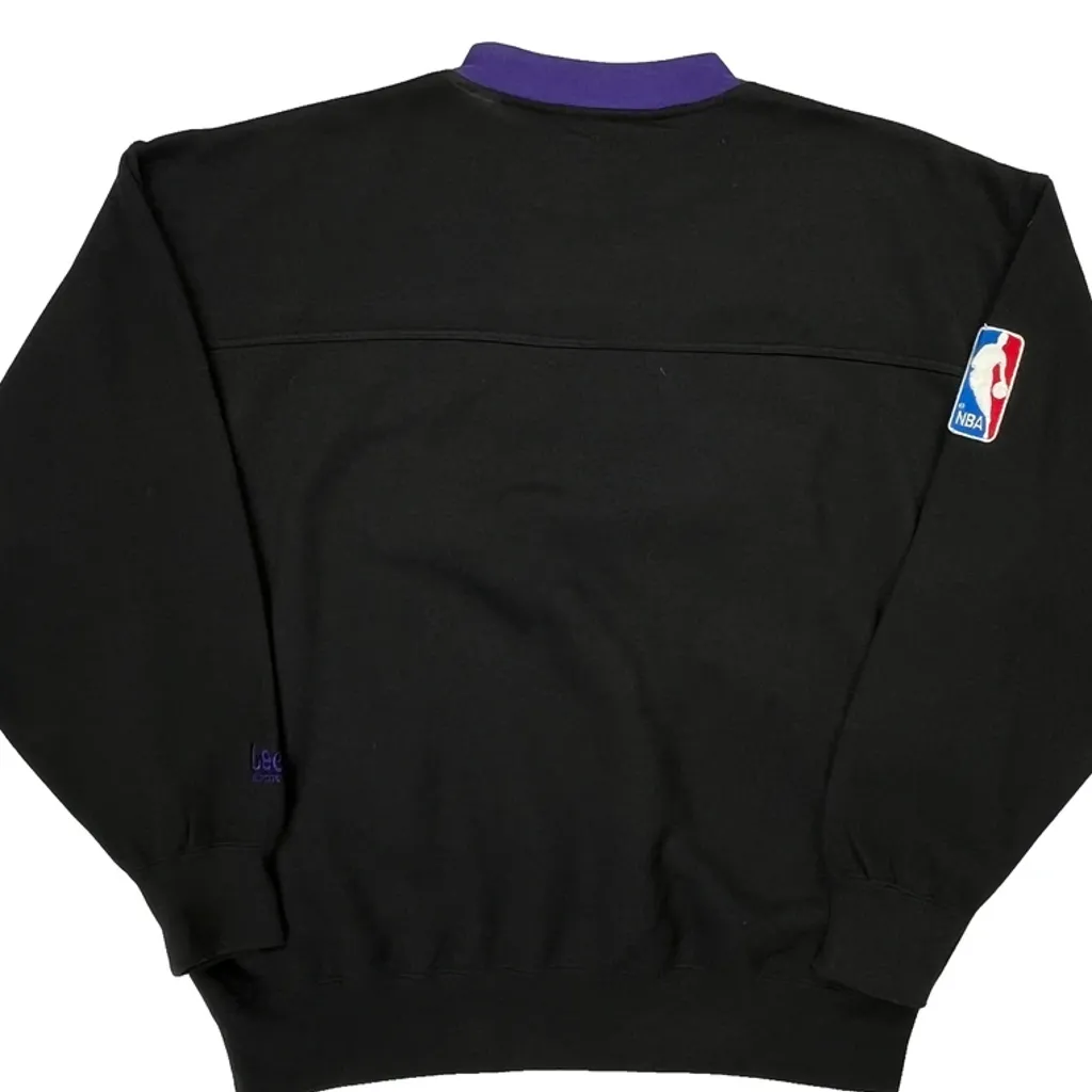 Sacramento Kings Lee Sport Nba Sweatshirt - Large Black Polyester Blend - Image 6