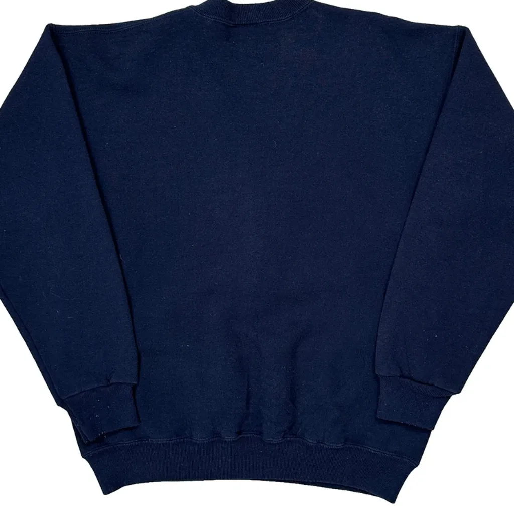 Sacred Heart Moline, Illinois Lee College Sweatshirt - Large Navy Cotton Blend - Image 6