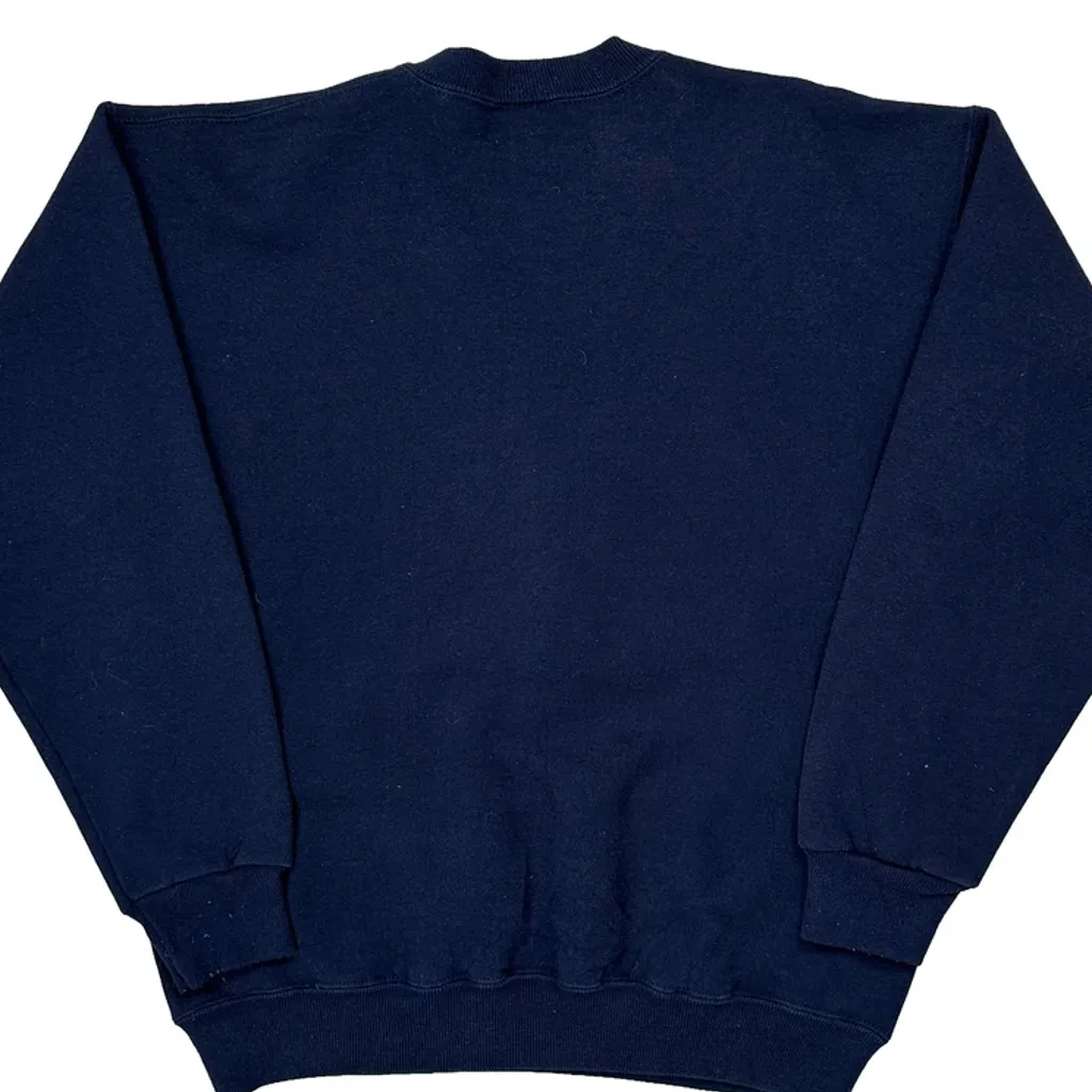 Sacred Heart Moline, Illinois Lee College Sweatshirt - Large Navy Cotton Blend - Image 7