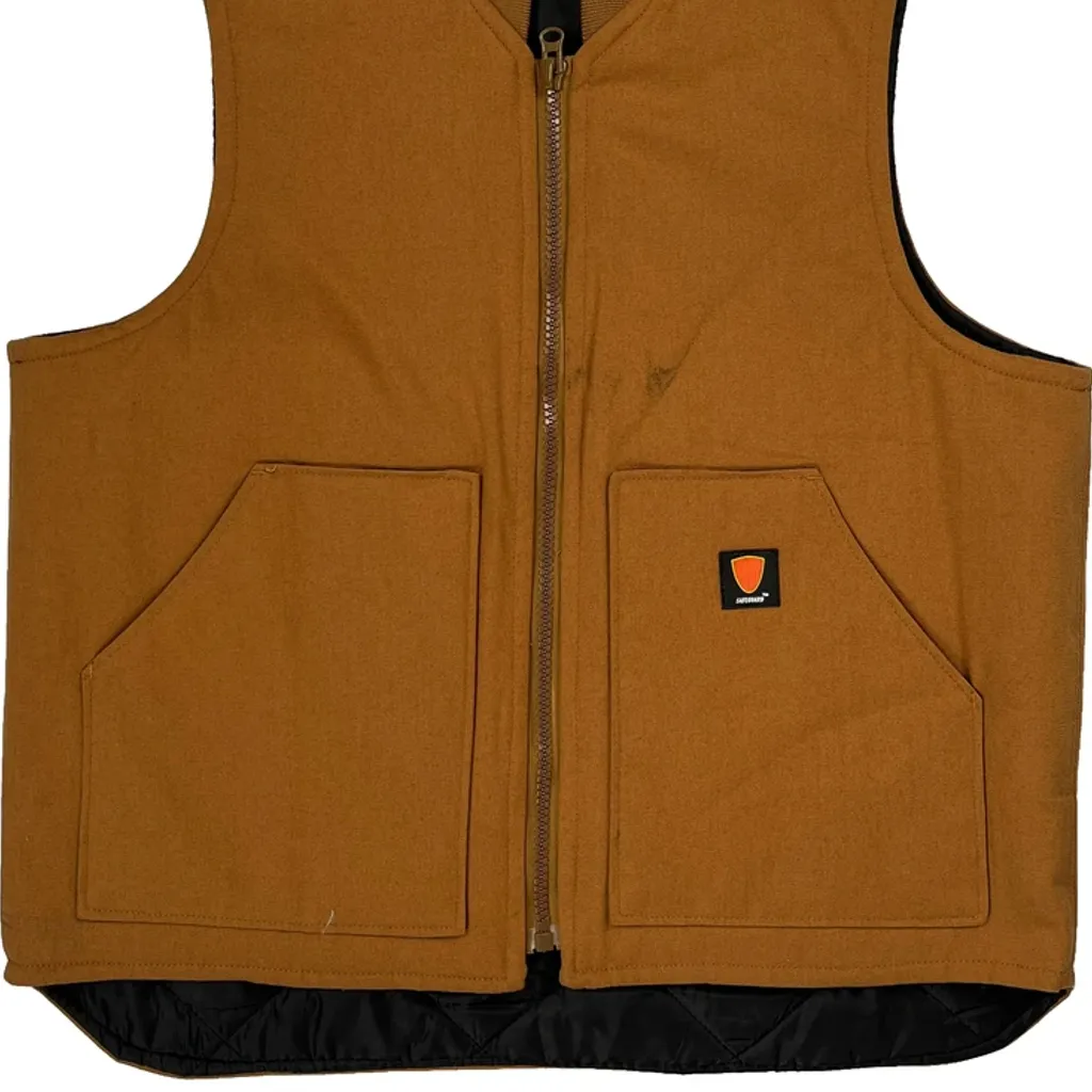 Safeguard Workwear Vest - Medium Brown Polyester - Image 4