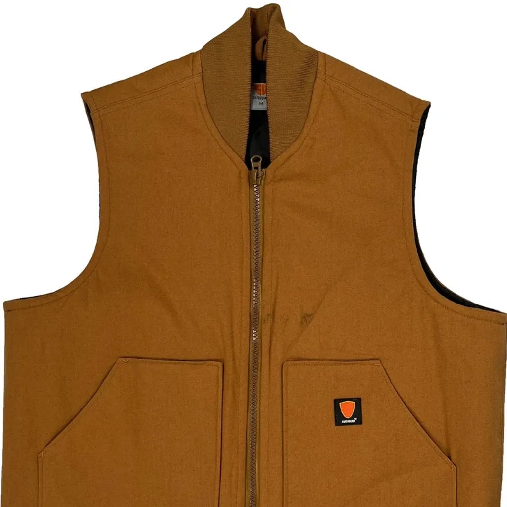 Safeguard Workwear Vest - Medium Brown Polyester - Image 5