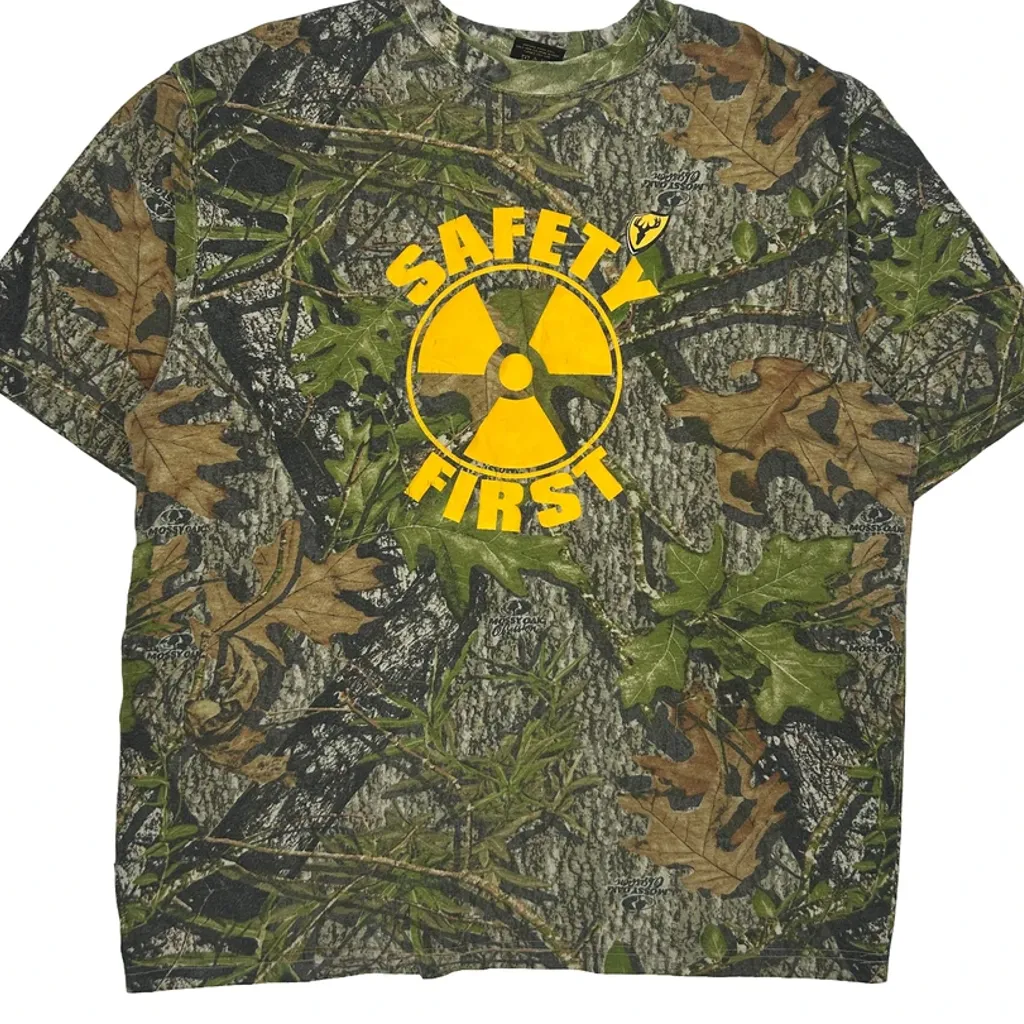 Safety First Scent Blocker T-Shirt - Large Camo Cotton Blend - Image 4