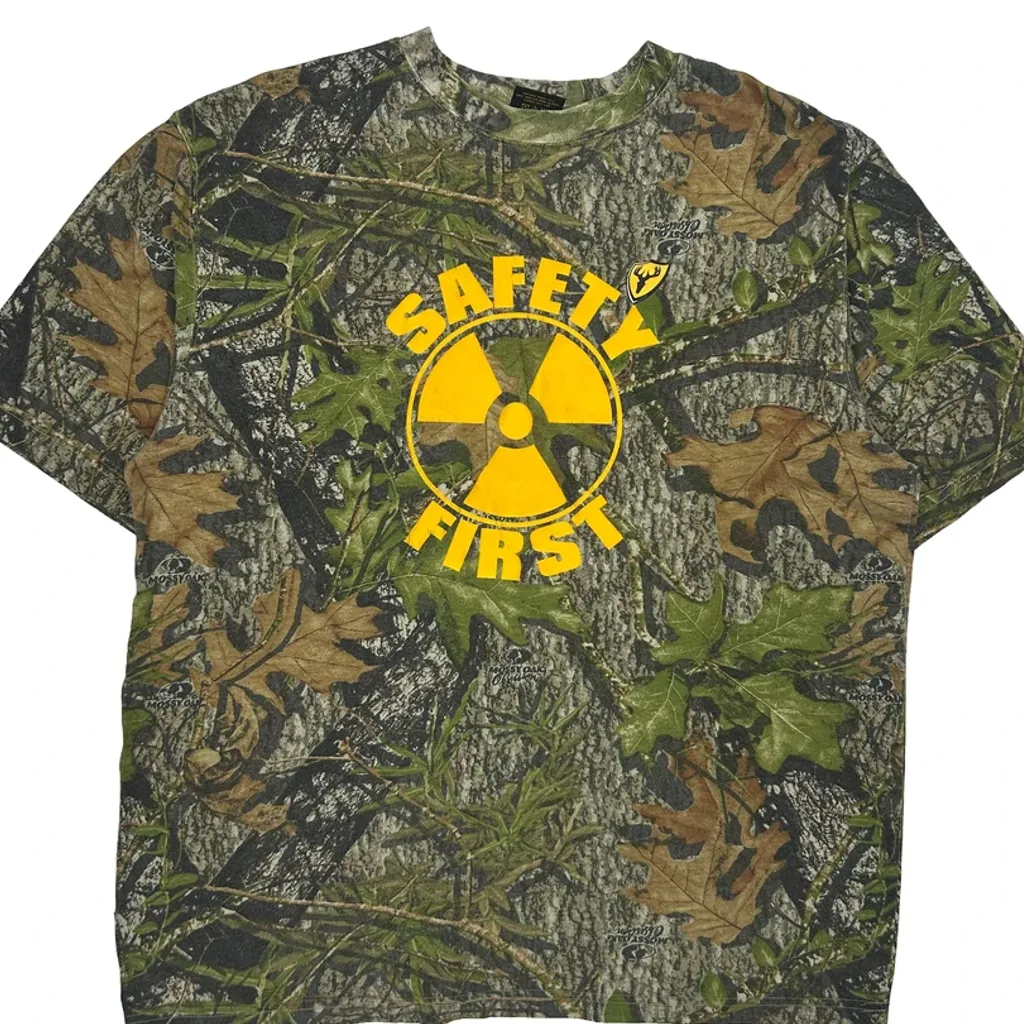 Safety First Scent Blocker T-Shirt - Large Camo Cotton Blend - Image 5