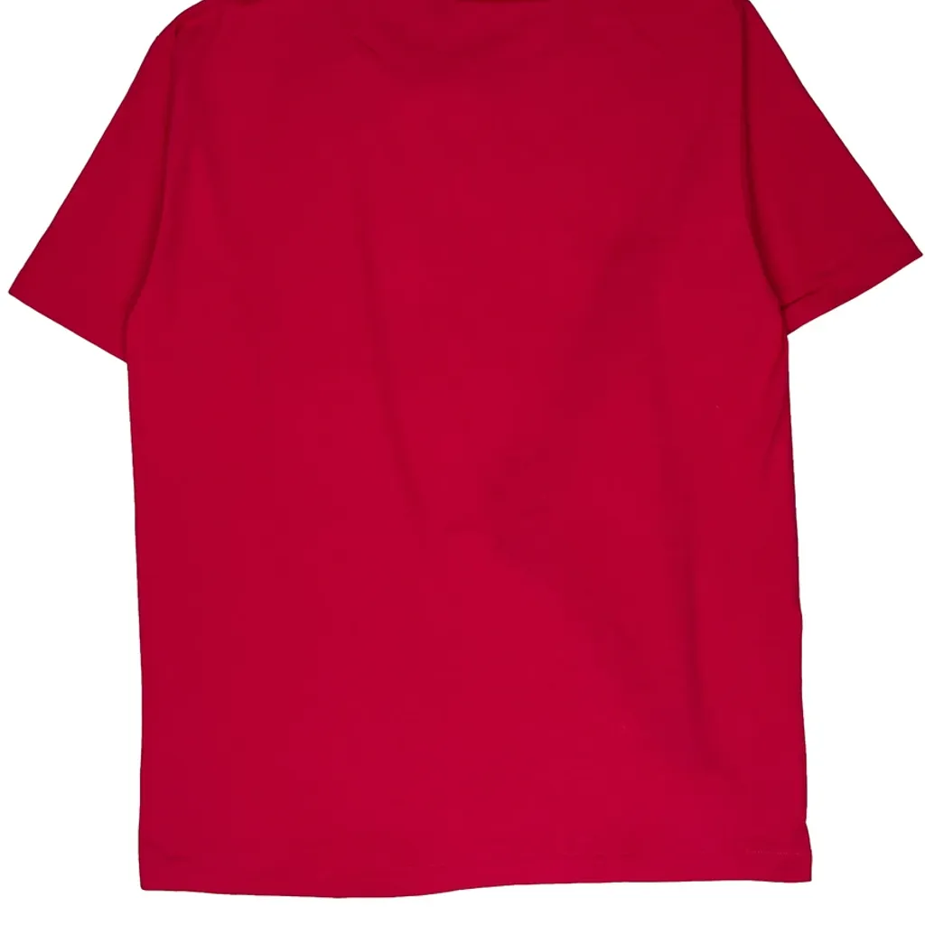 Sailboat Design Jerzees Single Stitch T-Shirt - XL Red Polyester Blend - Image 8