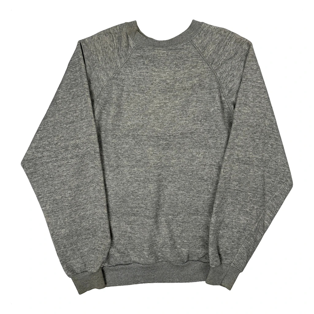 1980s Sailboat Tultex Graphic Sweatshirt - XL Gray Cotton - Image 2