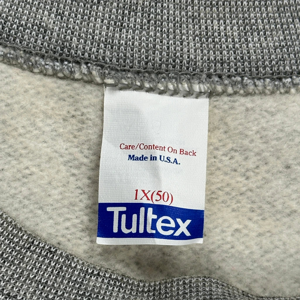 1980s Sailboat Tultex Graphic Sweatshirt - XL Gray Cotton - Image 3