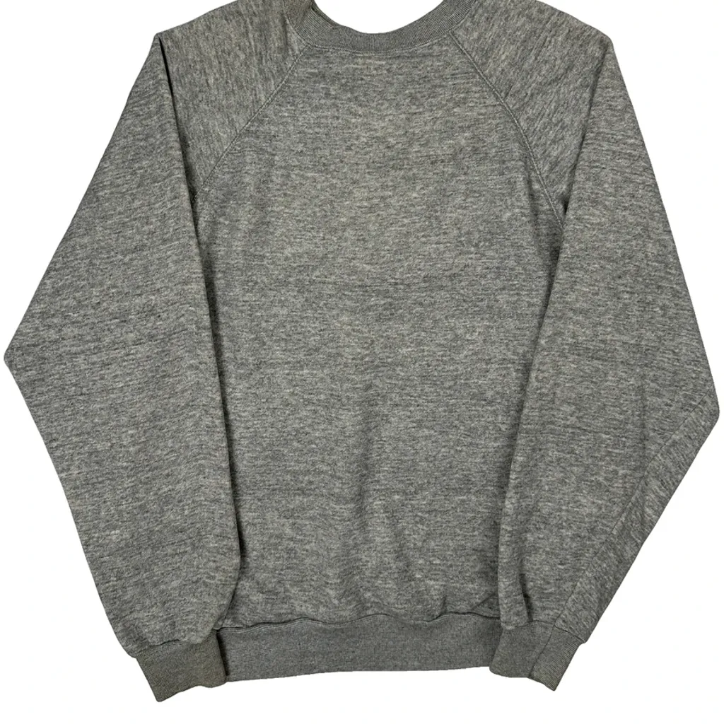 1980s Sailboat Tultex Graphic Sweatshirt - XL Gray Cotton - Image 6