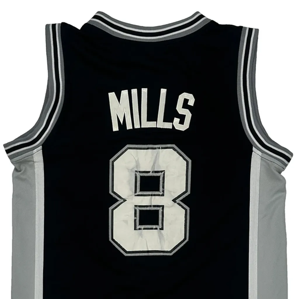 San Antonio Spurs Nba Mills Nba Jersey - Small Black Polyester - Image 7