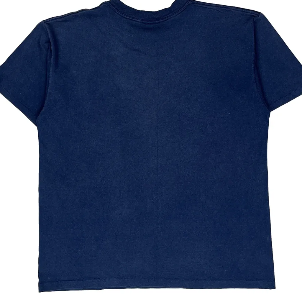 San Antonio Texas Oneita Single Stitch T-Shirt - Large Blue Cotton - Image 7