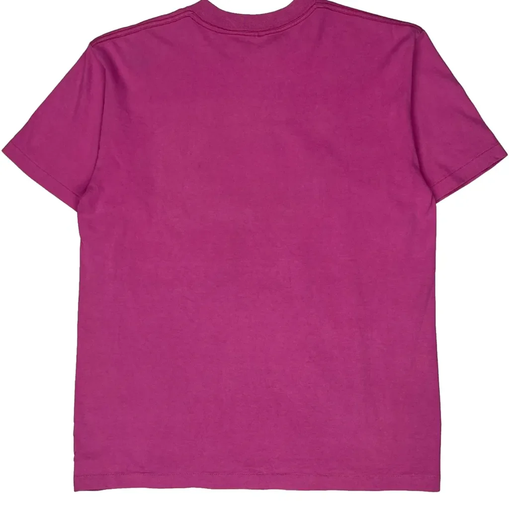 San Antonio Unbranded Single Stitch T-Shirt - Large Purple Cotton - Image 7