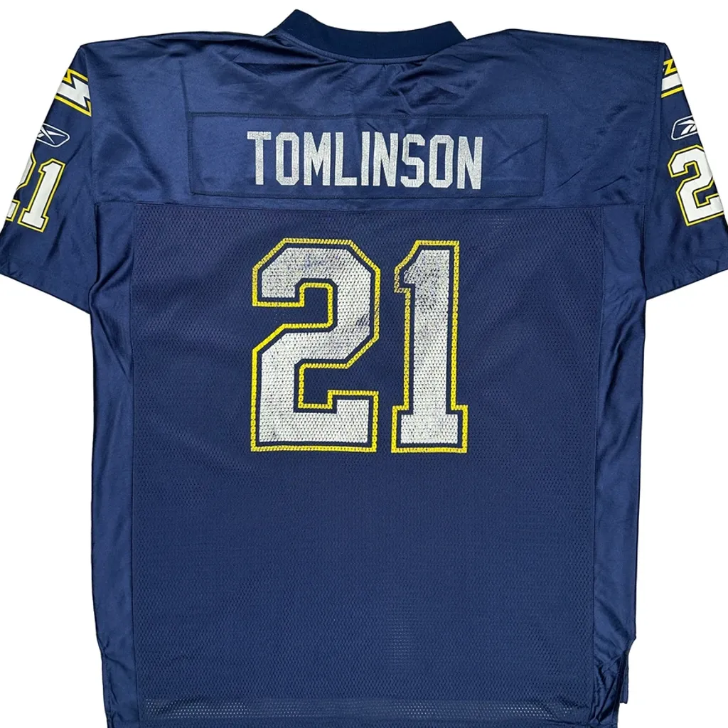 San Diego Chargers Reebok Nfl Jersey - XL Blue Polyester - Image 7
