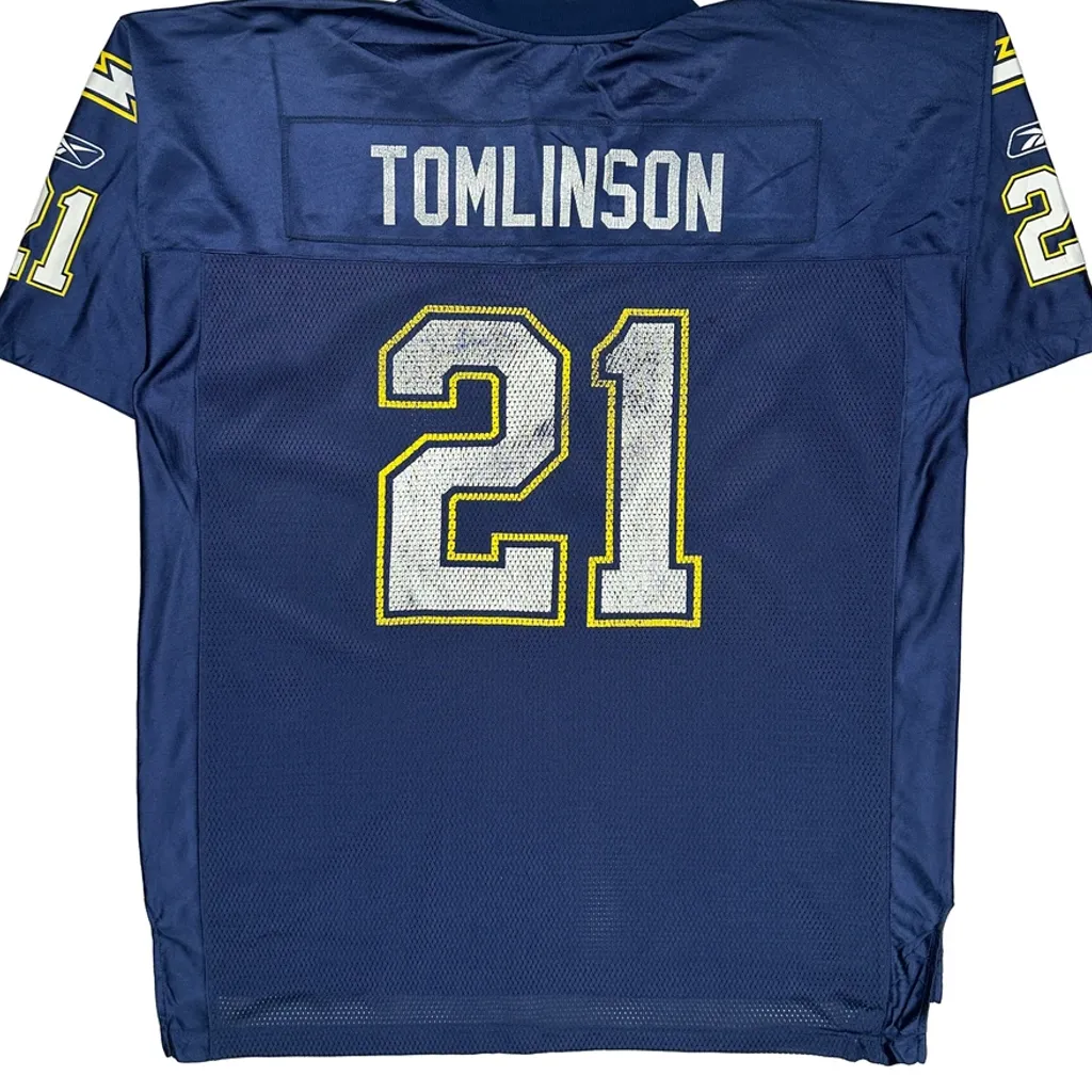 San Diego Chargers Reebok Nfl Jersey - XL Blue Polyester - Image 8