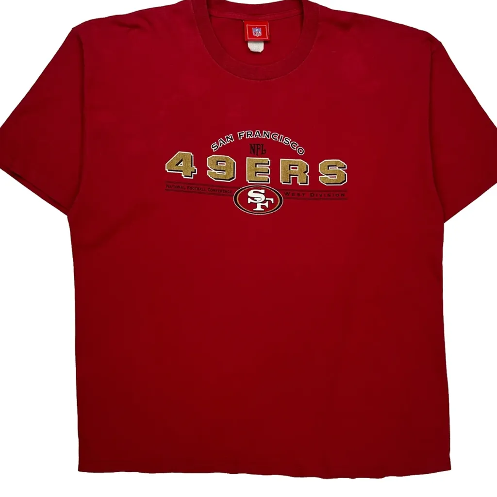 San Francisco 49Ers Nfl T-Shirt - 2XL Red Cotton - Image 4