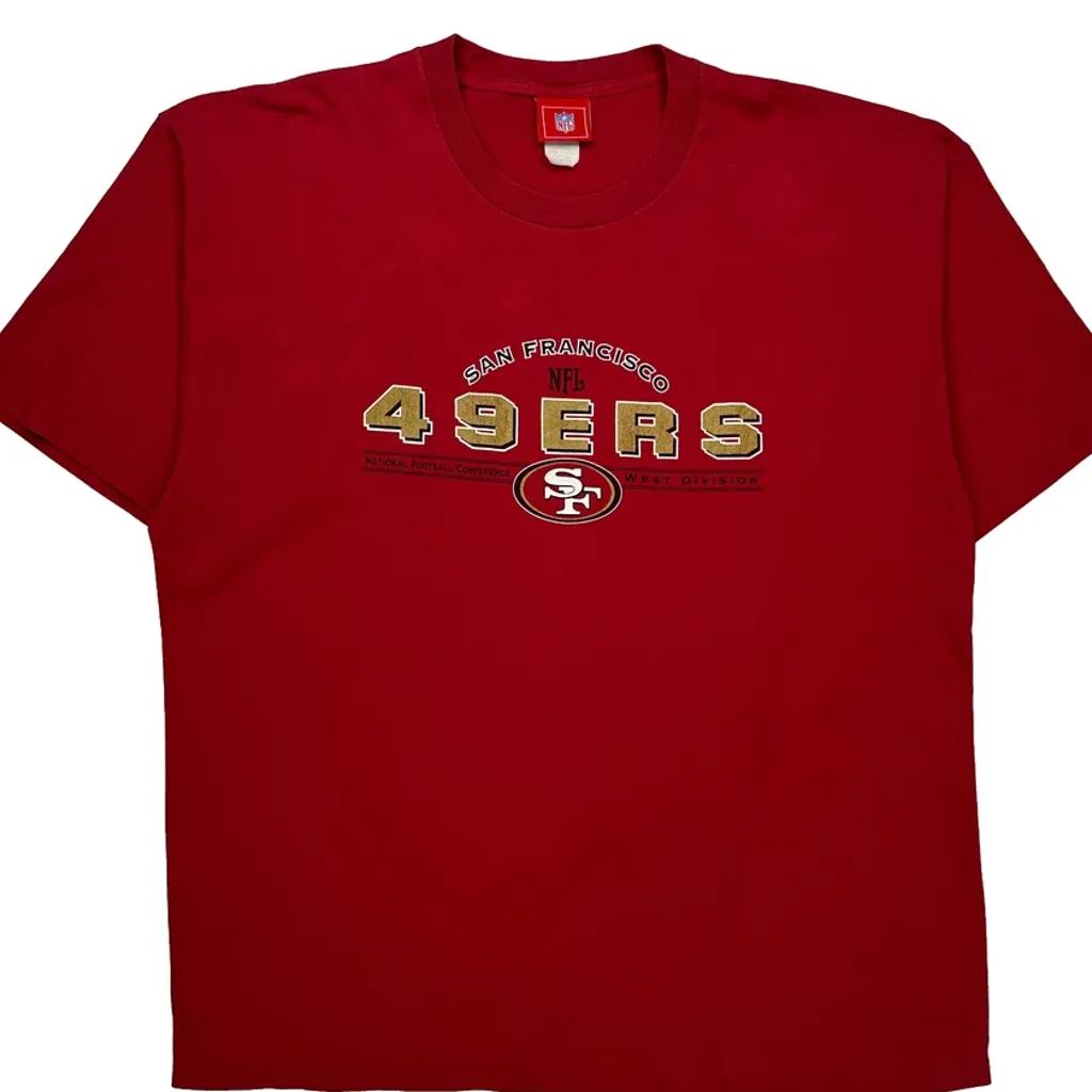 San Francisco 49Ers Nfl T-Shirt - 2XL Red Cotton - Image 5