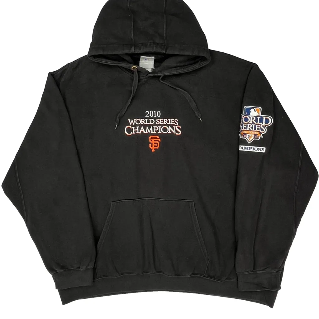San Francisco Giants Majestic Hoodie - 2XL Black Cotton - Image 5