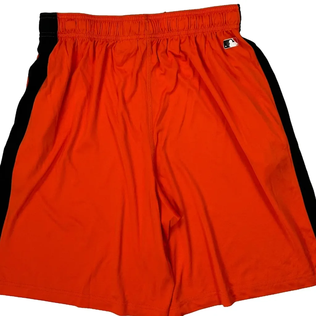 San Francisco Giants Nike Mlb Sport Shorts - Large Orange Polyester - Image 7