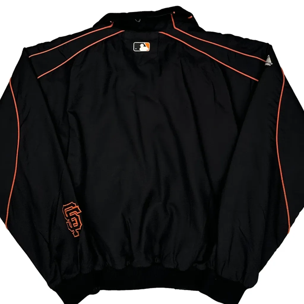 San Francisco Majestic Baseball Jacket - XL Black Polyester - Image 6