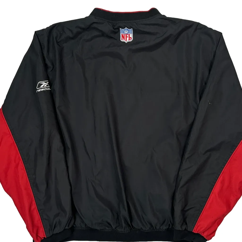 San Francisco Reebok Football Windbreaker - XL Black Polyester - Image 6