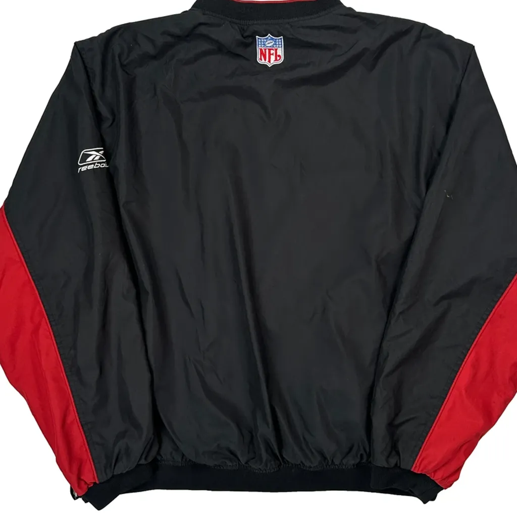 San Francisco Reebok Football Windbreaker - XL Black Polyester - Image 7