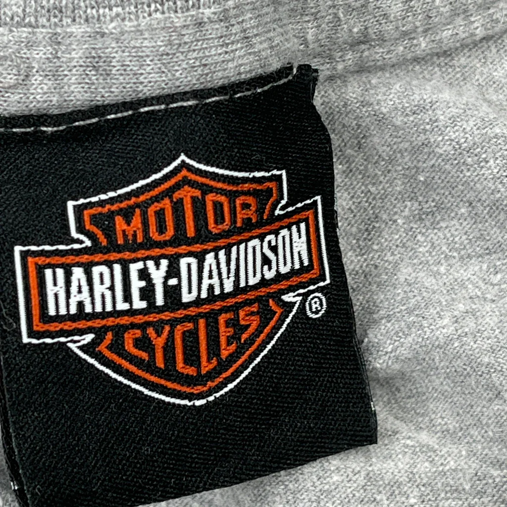 San Marcos, Ca Harley Davidson T-Shirt - Medium Grey Cotton - Image 4