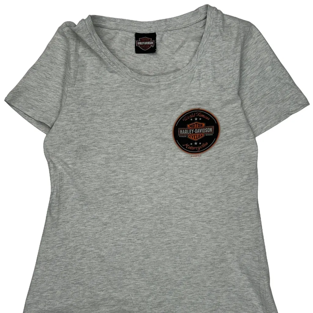 Sandy'S Harley-Davidson Harley Davidson Graphic T-Shirt - Small Grey Cotton - Image 5